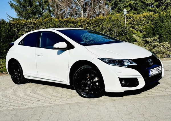 Honda Civic cena 59900 przebieg: 108456, rok produkcji 2015 z Kostrzyn małe 781